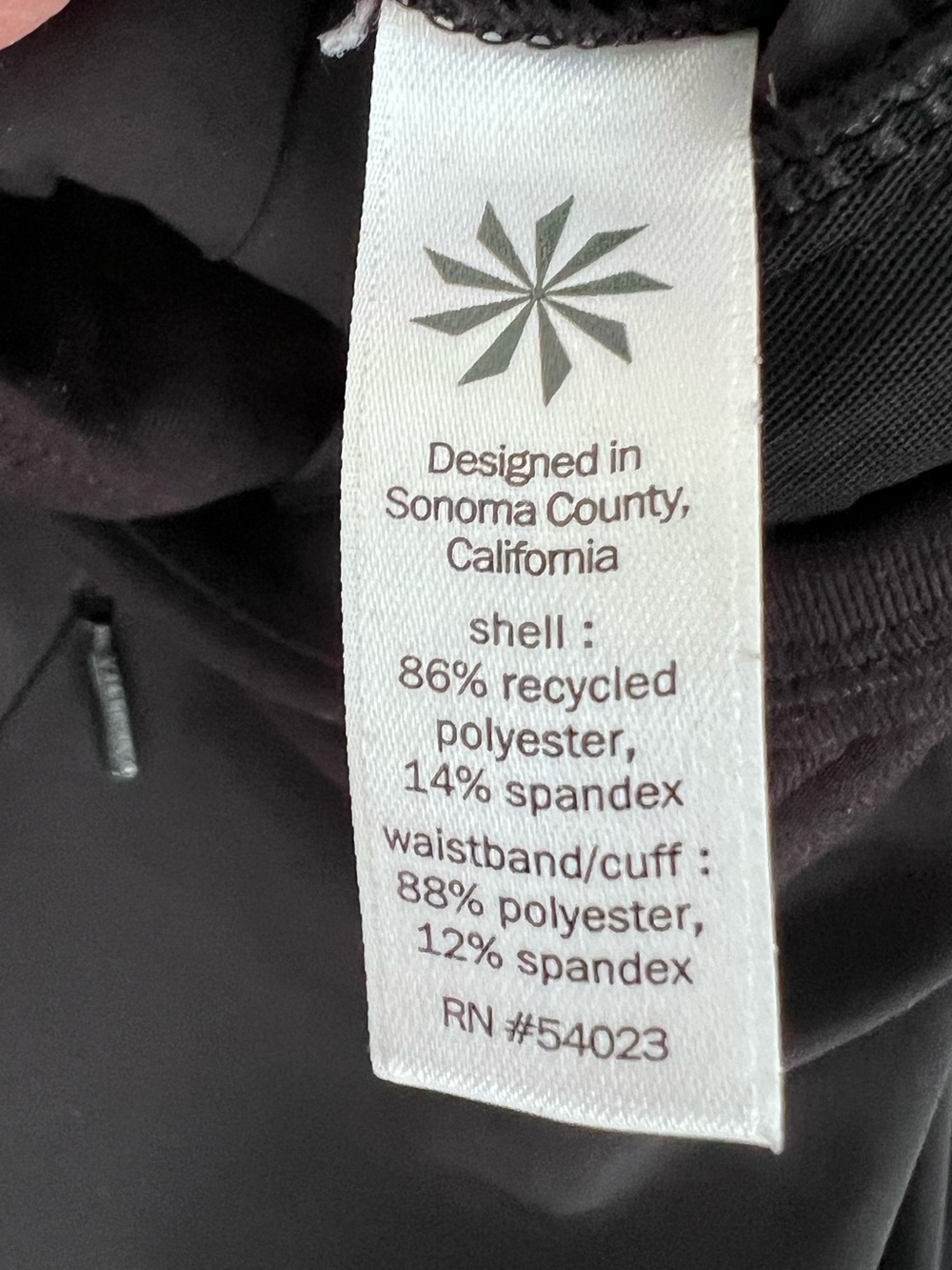 Athleta Soho Jogger Black Unlined Size 4T Tall - Picture 7 of 8